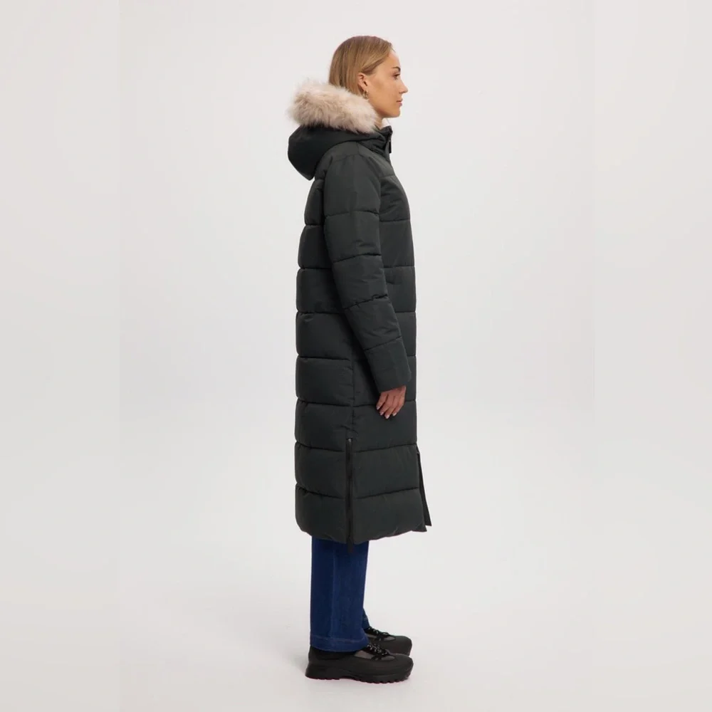 NOIZE Capri Long Length Parka Forest, Size Large, $298